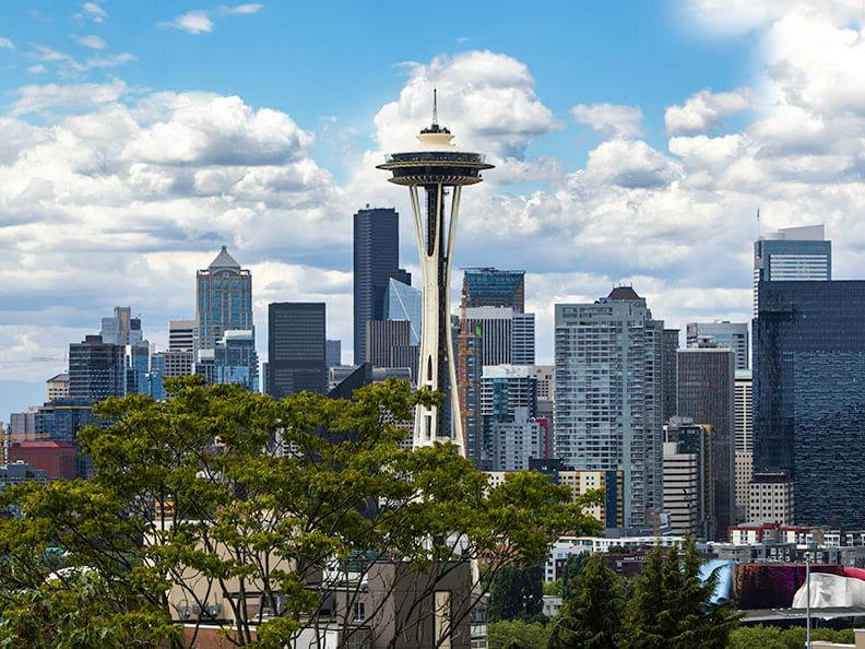 The Seattle skyline